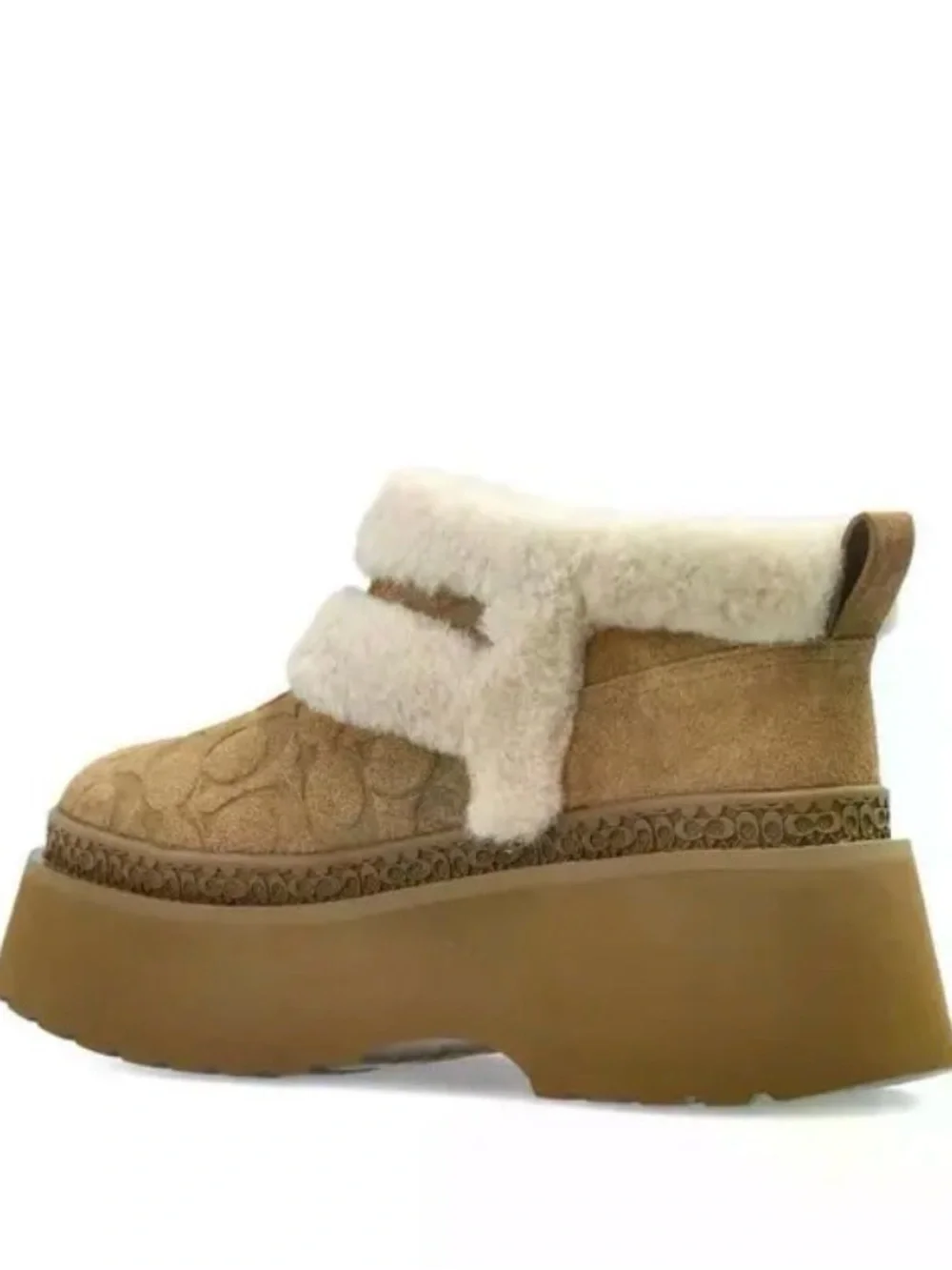 Coach genuine shearling